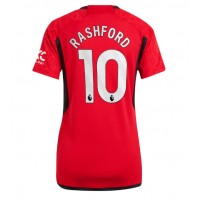 Billiga Manchester United Marcus Rashford #10 Hemma fotbollskläder Dam 2023-24 Kortärmad